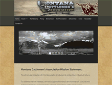 Tablet Screenshot of montanacattlemen.org